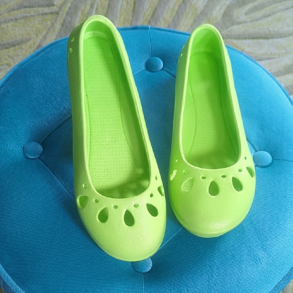 Lime Green Ballet Flats
